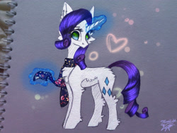 Size: 4160x3120 | Tagged: safe, artist:jsunlight, rarity, pony, unicorn, g4, clothes, scarf, solo
