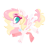 Size: 2259x2370 | Tagged: safe, artist:spacekitsch, oc, oc only, oc:ninny, pegasus, pony, bowtie, commission, high res, looking at you, your character here