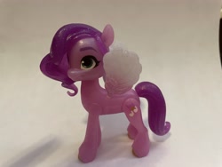 Size: 4032x3024 | Tagged: safe, photographer:errant_harpy, pipp petals, pegasus, pony, g5, my little pony: a new generation, female, irl, looking at you, mare, photo, simple background, toy, white background