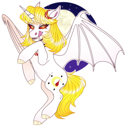 Size: 1280x1280 | Tagged: safe, artist:sadelinav, oc, oc only, oc:lucia nightblood, pony, vampire, vampony, female, mare, solo