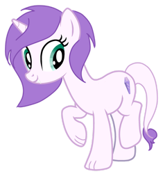 Size: 1280x1344 | Tagged: safe, artist:lps604, oc, oc only, oc:amethyst quartz, dracony, hybrid, pony, unicorn, base used, female, interspecies offspring, offspring, parent:rarity, parent:spike, parents:sparity, simple background, solo, transparent background