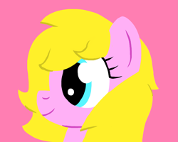 Size: 1777x1419 | Tagged: safe, artist:funboy34, shady, earth pony, pony, g1, g4, cute, female, g1 shadybetes, g1 to g4, generation leap, mare, pink background, simple background, smiling, smiling at you, solo