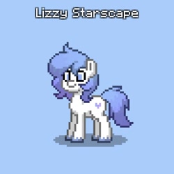 Size: 822x822 | Tagged: safe, oc, oc only, oc:lizzy starscape, oc:丽琦星芒, oc:莉琪星芒, earth pony, pony, solo