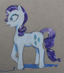 Size: 2951x3367 | Tagged: safe, artist:lawliet13, rarity, pony, unicorn, g4, close-up, color, high res, part of a full image, prismacolor, solo