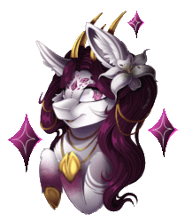 Size: 600x717 | Tagged: safe, artist:mychelle, oc, oc only, oc:rossa, pony, animated, bust, female, gif, mare, portrait, simple background, solo, transparent background