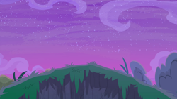 Size: 1280x720 | Tagged: safe, screencap, g4, student counsel, background, everfree forest, grass, hill, night, no pony, scenic ponyville, tree