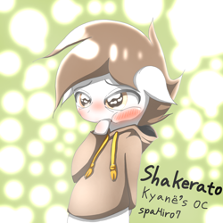 Size: 2000x2000 | Tagged: safe, artist:spahiro7, oc, oc only, oc:shakerato, semi-anthro, high res, solo