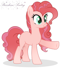 Size: 1740x2052 | Tagged: safe, artist:starshine-sentryyt, oc, oc only, earth pony, pony, female, mare, not pinkie pie, simple background, solo, transparent background