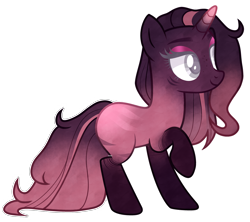 Size: 2880x2560 | Tagged: safe, artist:nightmarye, oc, oc only, pony, unicorn, female, high res, horn, mare, raised hoof, simple background, smiling, solo, transparent background, unicorn oc