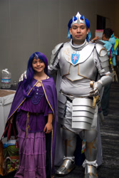 Size: 2592x3888 | Tagged: safe, shining armor, twilight sparkle, human, g4, armor, babscon, babscon 2016, clothes, cosplay, costume, high res, irl, irl human, photo