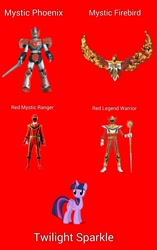 Size: 1389x2217 | Tagged: safe, twilight sparkle, alicorn, pony, g4, female, legend magired, legend warrior, magifirebird, magimajin, magiphoenix, magiranger, magired, mahou sentai magiranger, mystic firebird, mystic force, mystic phoenix, mystic titan, photo, power rangers, power rangers mystic force, red ranger, solo, super sentai, twilight sparkle (alicorn)