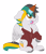 Size: 3400x4000 | Tagged: safe, artist:djdavid98, oc, oc only, oc:lundashy, pegasus, pony, brown eyes, clothes, fangs, floppy ears, food, gray coat, ice cream, ice cream cone, ice cream horn, looking up, male, raised leg, simple background, sitting, solo, spread wings, tongue out, transparent background, unshorn fetlocks, wings, ych result