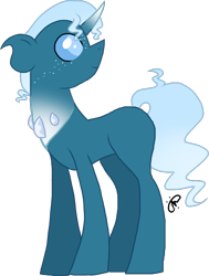 Size: 840x1111 | Tagged: safe, artist:gallantserver, oc, oc only, oc:spiracle, changepony, hybrid, pony, ambiguous gender, interspecies offspring, offspring, parent:pharynx, parent:trixie, parents:phartrix, simple background, solo, transparent background