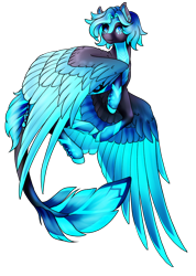 Size: 2496x3508 | Tagged: safe, artist:oneiria-fylakas, oc, oc only, oc:astrum, pegasus, pony, colored wings, high res, multicolored wings, simple background, solo, transparent background, wings