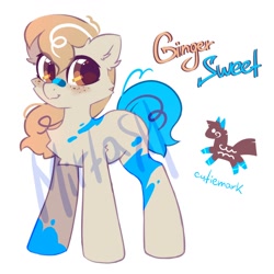 Size: 1700x1700 | Tagged: safe, artist:mirtash, oc, oc only, earth pony, pony, adoptable, solo