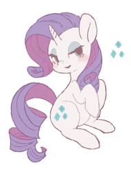 Size: 1450x1894 | Tagged: safe, artist:kemari12011, rarity, pony, unicorn, g4, female, mare, solo