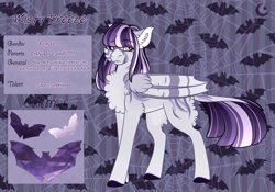 Size: 3500x2454 | Tagged: safe, artist:nobleclay, oc, oc only, oc:misty breeze, bat pony, pony, female, high res, mare, offspring, parent:inky rose, solo