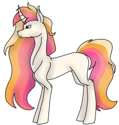 Size: 2684x2819 | Tagged: safe, artist:agdapl, oc, oc only, pony, unicorn, high res, horn, simple background, solo, transparent background, unicorn oc