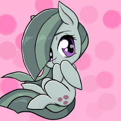 Size: 2048x2046 | Tagged: safe, artist:a.s.e, marble pie, earth pony, pony, g4, cute, female, high res, looking at you, marblebetes, mare, shy, solo