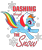 Size: 750x900 | Tagged: safe, rainbow dash, pegasus, pony, g4, official, christmas, cropped, cute, dashabetes, design, female, hat, holiday, mare, merchandise, santa hat, shirt design, simple background, snow, snowflake, solo, text, transparent background