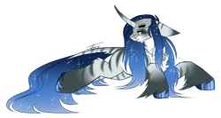 Size: 1930x1026 | Tagged: safe, artist:inspiredpixels, oc, oc only, pony, unicorn, coat markings, colored hooves, curved horn, floppy ears, horn, jewelry, leonine tail, necklace, pale belly, simple background, skull, solo, transparent background, unshorn fetlocks