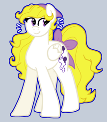 Size: 1280x1469 | Tagged: safe, artist:queertrixie, surprise, pegasus, pony, g1, g4, adoraprise, bandana, bow, cute, female, g1 to g4, gender headcanon, generation leap, mare, smiling, solo, tail bow