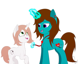 Size: 979x816 | Tagged: safe, artist:queenwildfire2k18, oc, oc only, oc:healing touch, oc:nurse hypno heart, pony, unicorn, simple background, stethoscope, transparent background