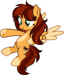 Size: 4000x4648 | Tagged: safe, artist:melisareb, oc, oc only, oc:golden, oc:goldi, pegasus, pony, absurd resolution, blaze (coat marking), coat markings, facial markings, female, flying, freckles, mare, simple background, solo, transparent background, vector, wings