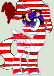 Size: 625x867 | Tagged: safe, artist:shafiqhafizi70, oc, alicorn, pony, 1000 hours in ms paint, female, malaysia, malaysity, nation ponies, picture, ponified, ponified flag