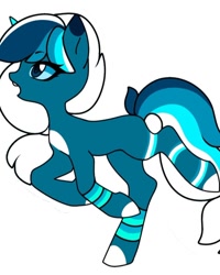 Size: 728x909 | Tagged: safe, artist:tessa_key_, oc, oc only, earth pony, pony, collaboration, earth pony oc, open mouth, simple background, solo, white background