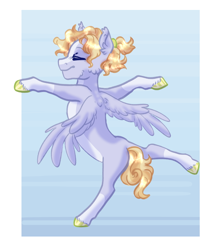 Size: 680x780 | Tagged: safe, artist:cactiflowers, oc, oc only, oc:opalescent moonstone, alicorn, pony, bipedal, parents:limebulk, solo