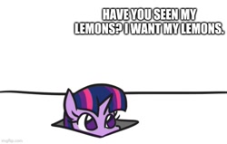 Size: 627x398 | Tagged: safe, artist:jargon scott, edit, twilight sparkle, pony, g4, asdfmovie, asdfmovie10, cute, hole, solo