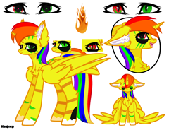 Size: 2728x2012 | Tagged: safe, artist:jelisicli, oc, oc:grace seraph, alicorn, pony, alicorn oc, chest fluff, close-up, cutie mark, ear fluff, fluffy, heterochromia, high res, horn, mane, reference sheet, tail, wings