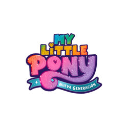 Size: 3464x3464 | Tagged: safe, part of a set, g5, my little pony: a new generation, high res, my little pony: a new generation logo, name translation, no pony, part of a series, simple background, spanish, transparent background