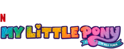 Size: 625x250 | Tagged: safe, part of a set, g5, my little pony: a new generation, official, greek, my little pony: a new generation logo, name translation, netflix, no pony, part of a series, simple background, text, transparent background