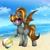 Size: 2000x2000 | Tagged: safe, artist:splashofsweet, oc, oc only, oc:mythic dawn, bat pony, bat pony oc, beach, beach babe, beach ball, commission, complex background, frog (hoof), hair tie, high res, looking at you, open mouth, ponytail, purple eyes, smiling, smiling at you, underhoof, wings, ych result