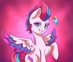 Size: 1824x1544 | Tagged: safe, artist:alexsc112, rainbow dash, zipp storm, pegasus, pony, g5, female, mare, solo