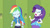 Size: 3410x1920 | Tagged: safe, screencap, rainbow dash, rarity, best trends forever, best trends forever: rainbow dash, equestria girls, g4, my little pony equestria girls: better together, bracelet, clothes, eyes closed, female, geode of super speed, hairpin, hoodie, jewelry, lockers, magical geodes, necklace, open mouth, rarity peplum dress