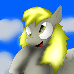 Size: 2834x2834 | Tagged: safe, artist:spirodraw, derpy hooves, pegasus, pony, g4, female, high res, mare, solo