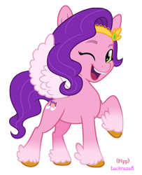 Size: 2000x2463 | Tagged: safe, artist:luckreza8, pipp petals, pegasus, pony, g5, .svg available, female, happy, high res, mare, simple background, solo, transparent background, vector