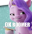 Size: 720x774 | Tagged: safe, edit, pipp petals, pegasus, pony, g5, adorapipp, cute, female, mare, meme, ok boomer, solo