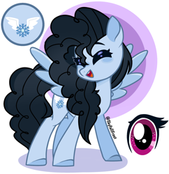 Size: 1448x1497 | Tagged: safe, artist:skyfallfrost, oc, oc only, oc:skyfall frost, pegasus, pony, female, mare, solo