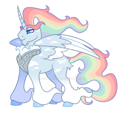 Size: 1920x1755 | Tagged: safe, artist:renhorse, oc, oc only, oc:opalian, alicorn, pony, male, simple background, solo, stallion, transparent background