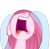 Size: 615x599 | Tagged: safe, artist:muhammad yunus, oc, oc only, oc:annisa trihapsari, earth pony, pony, base used, crying, earth pony oc, female, floppy ears, mare, medibang paint, ocular gushers, open mouth, pink body, pink hair, pink mane, sad, sad pony, simple background, solo, sorry, teeth, transparent background, uvula, volumetric mouth, yelling