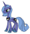 Size: 364x404 | Tagged: safe, artist:phineasmania, princess luna, pony, unicorn, g4, eyelashes, hoof shoes, peytral, s1 luna, simple background, solo, transparent background, wingless