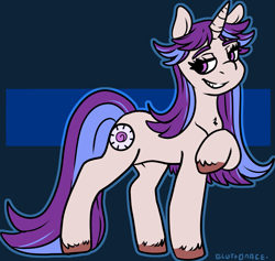Size: 1811x1720 | Tagged: safe, artist:sexygoatgod, oc, oc only, oc:shimmer shine, pony, unicorn, female, magical lesbian spawn, mare, offspring, parent:oc:banshee bye, parent:starlight glimmer, parents:canon x oc, solo