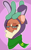 Size: 1882x3000 | Tagged: safe, artist:mrneo, cashmere (tfh), deer, reindeer, them's fightin' herds, bunny ears, bunny hood, cashbetes, clothes, community related, glasses, scarf, solo, uwu