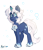 Size: 4600x5300 | Tagged: safe, artist:fluffyxai, oc, oc only, oc:zodia, pony, unicorn, chest fluff, sparkles, stars