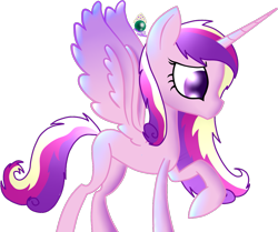 Size: 1147x957 | Tagged: safe, artist:princessfaeron, princess cadance, pony, a canterlot wedding, g4, simple background, solo, transparent background