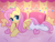 Size: 1990x1500 | Tagged: safe, artist:xxloro-uwu, fluttershy, pegasus, pony, g4, bedroom, clothes, cute, female, lying down, mare, socks, solo, thigh highs, wings